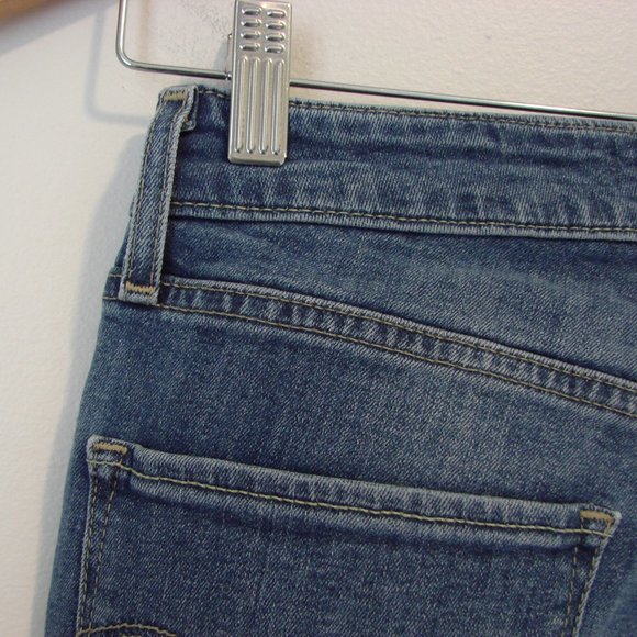 Levi's Highrise Skinny Distressed Jeans 721 Big E High Rise Raw Hem Stretch 27 - Picture 13 of 16